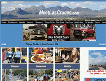 Tablet Screenshot of meetlascruces.com